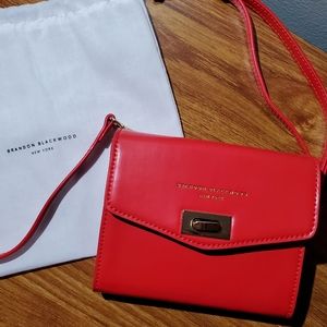 Brandon Blackwood New York Red Crossbody Bag / Mini Purse